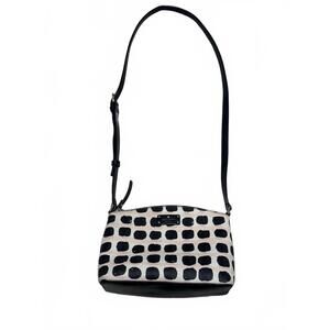 Kate Spade Black and White Polka Dot Crossbody Bag
